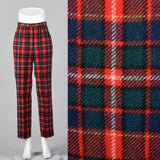 1970s Pendleton Wool Plaid Pants