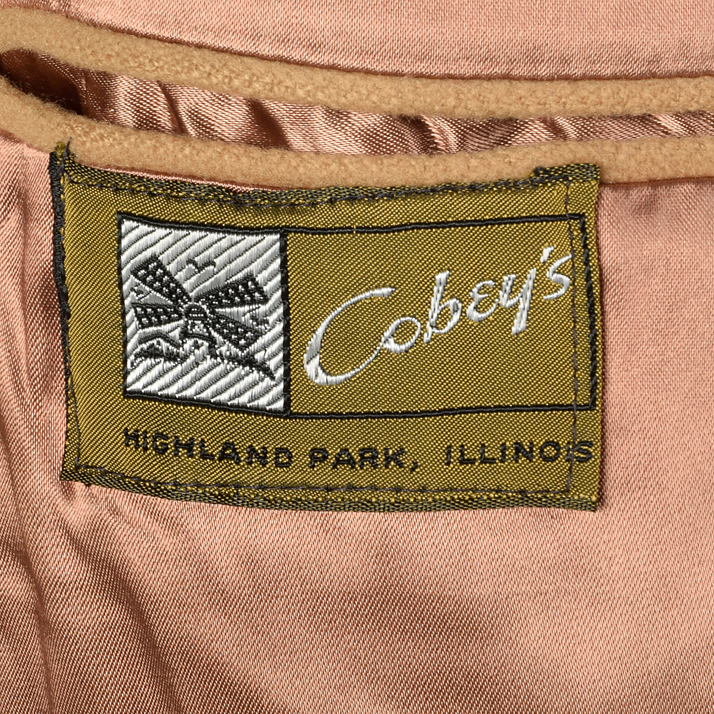 1970s Men's Classic Tan Cashmere Coat