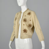 1950s Beaded Cashmere Cardigan