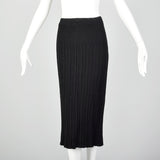 XS-Small 1940s Black Knit Skirt Set
