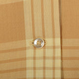1960s Plaid Shirtwaist Dress with Vented Back