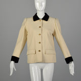 Medium Yves Saint Laurent Rive Gauche 1970s Cream Jacket