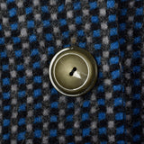 1950s Blue and Gray Tweed Jacket