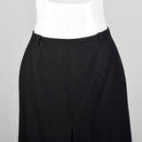 Small J. Tiktiner 1960s Black A Line Skirt