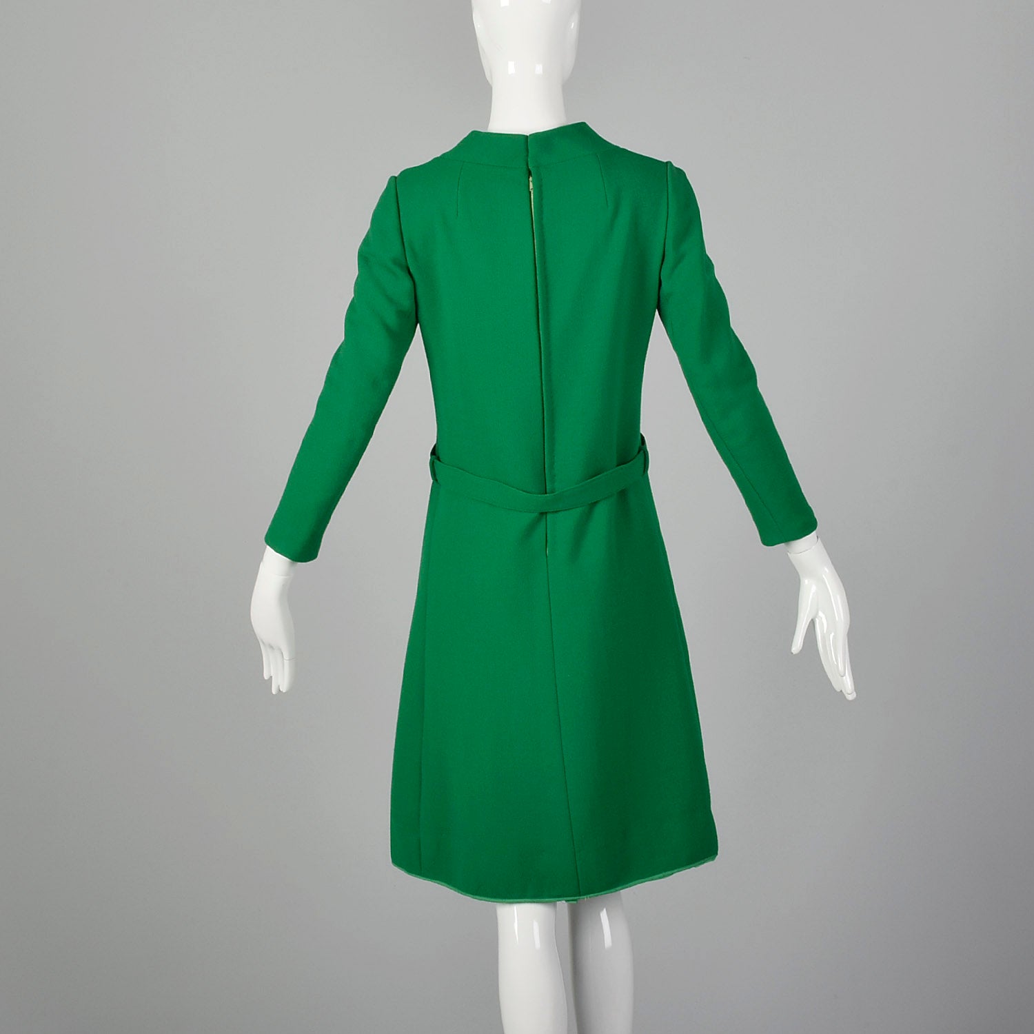 Small Adele Simpson 1960s Kelly Green Dress