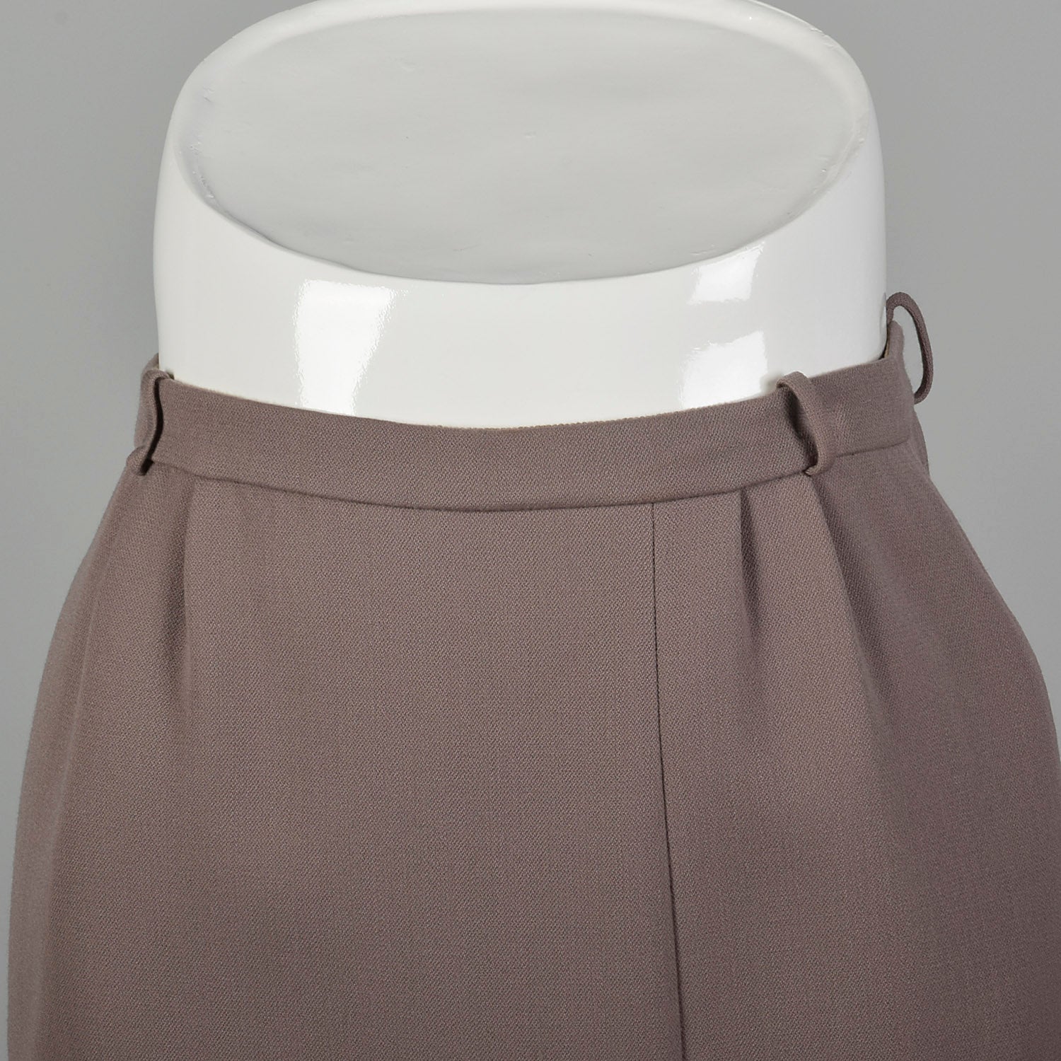 XS 1950s Taupe Pencil Skirt