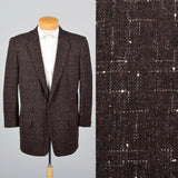1950s Mens Atomic Fleck Jacket in Brown
