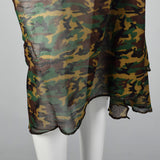 Jean Paul Gaultier Camo Mesh Wrap