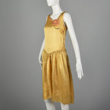 XS 1920s Yellow Dress
