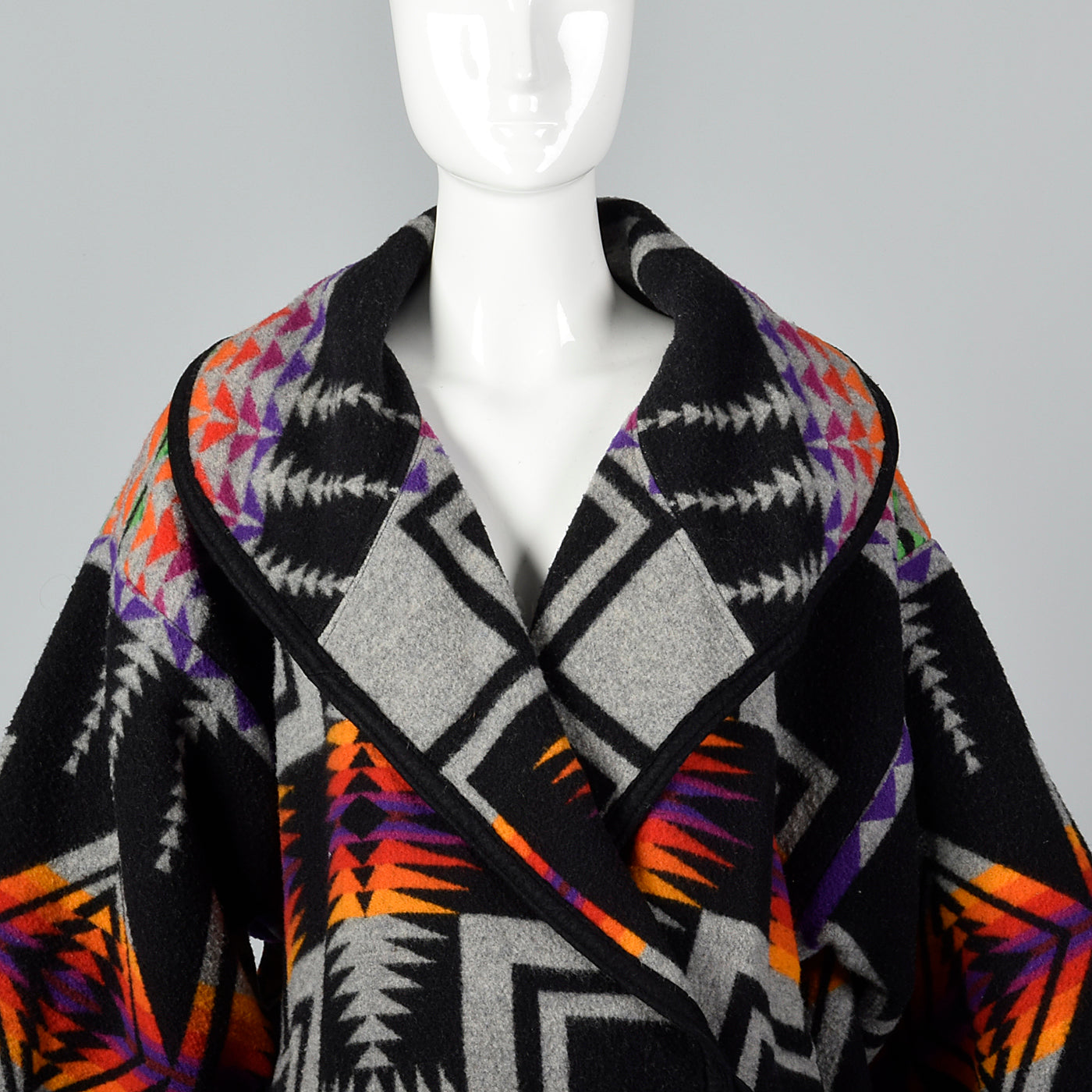 1970s Pendleton Beaver State Blanket Coat