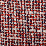 Small 1970s Red White and Blue Tweed Wool Skirt Suit