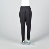1960s Black Stirrup Pants