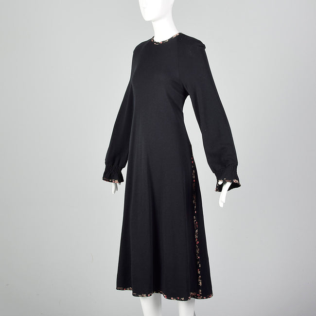 Medium Koos Van Den Akker 1980s Black Tunic