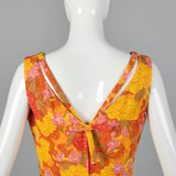 1960s Deadstock Shift Dress in a Vibrant Floral Print