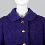 1960s Purple Tweed Coat