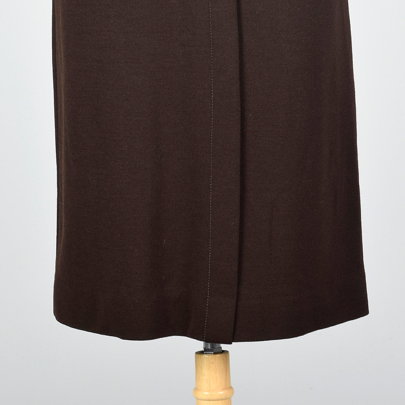 1950s Brown Knit Dress
