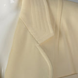 1980s Louis Feraud Cream Blazer