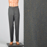 1950s Gray Gabardine Pants