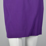 1980s Louis Feraud Purple Skirt Suit