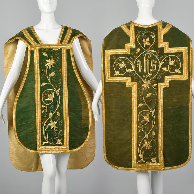 1920s Velvet Ecclesiastical Vestment Tabard