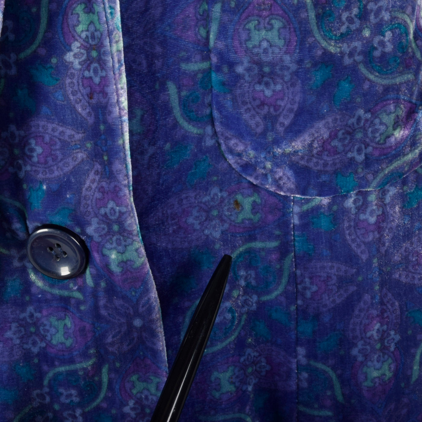 2000s Purple Velvet Coat