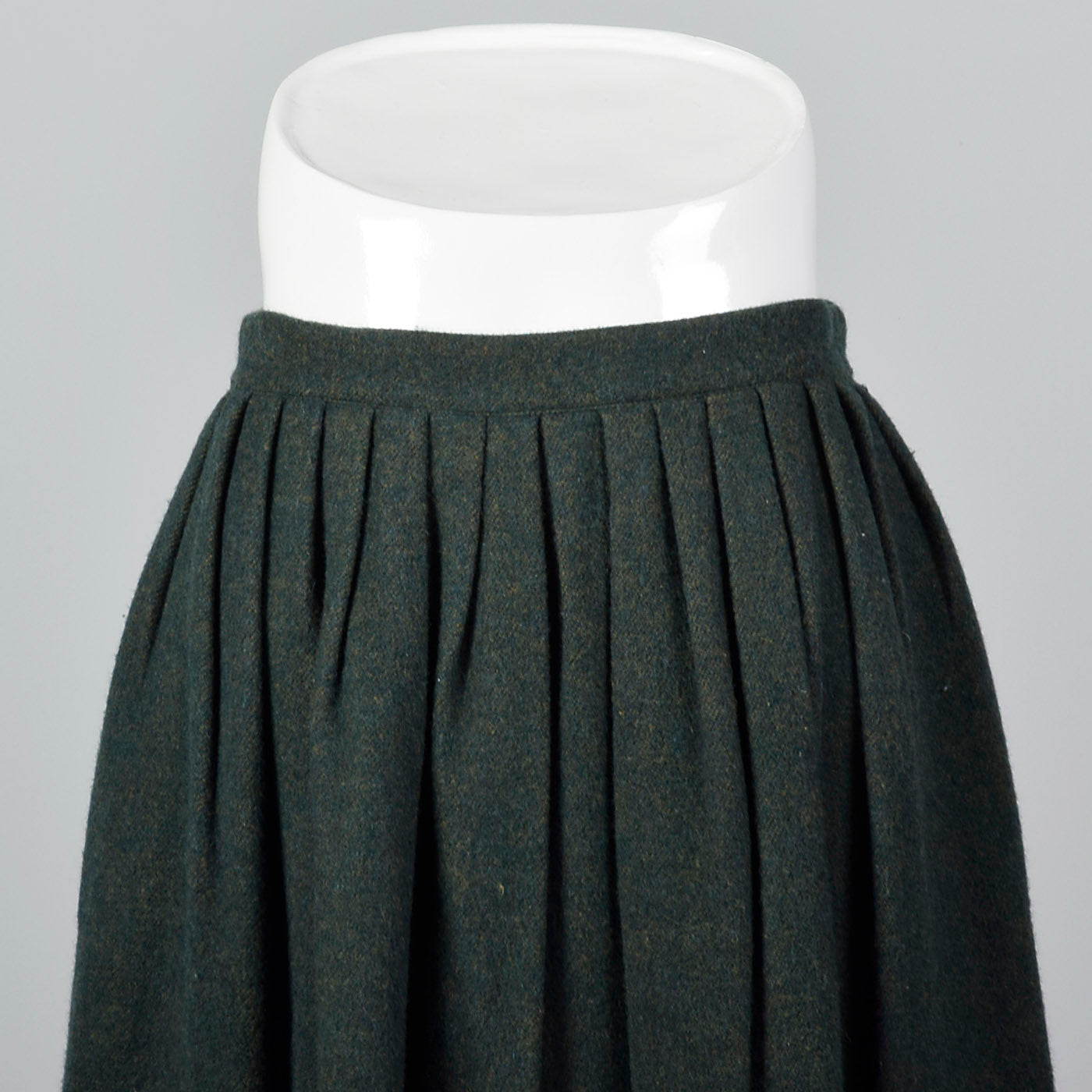 1980s Cacharel Wool and Cashmere Blend Skirt