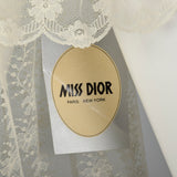 XS Miss Dior Christian Dior 1980s Lace Bed Jacket