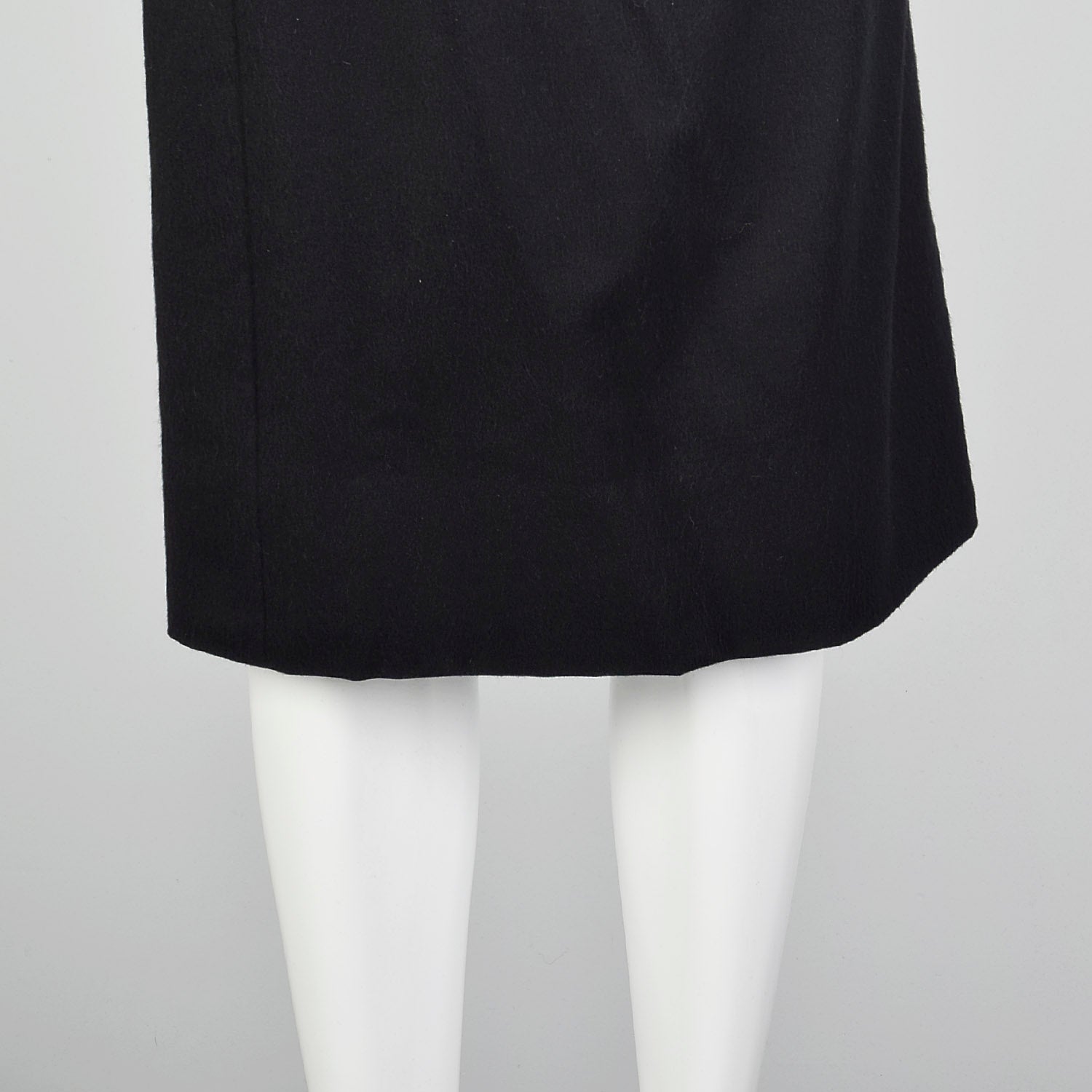 XXS 1950s Black Pencil Skirt