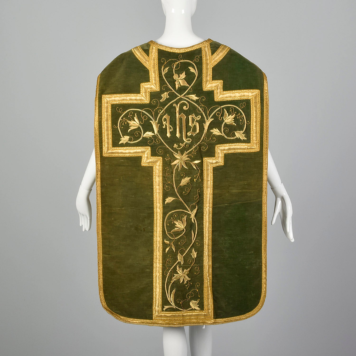 1920s Velvet Ecclesiastical Vestment Tabard