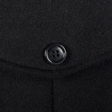 1980s Black Wool Winter Coat