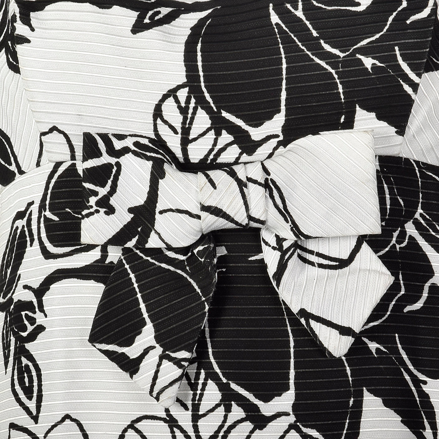 XS 1960s Black White Floral Maxi Dress