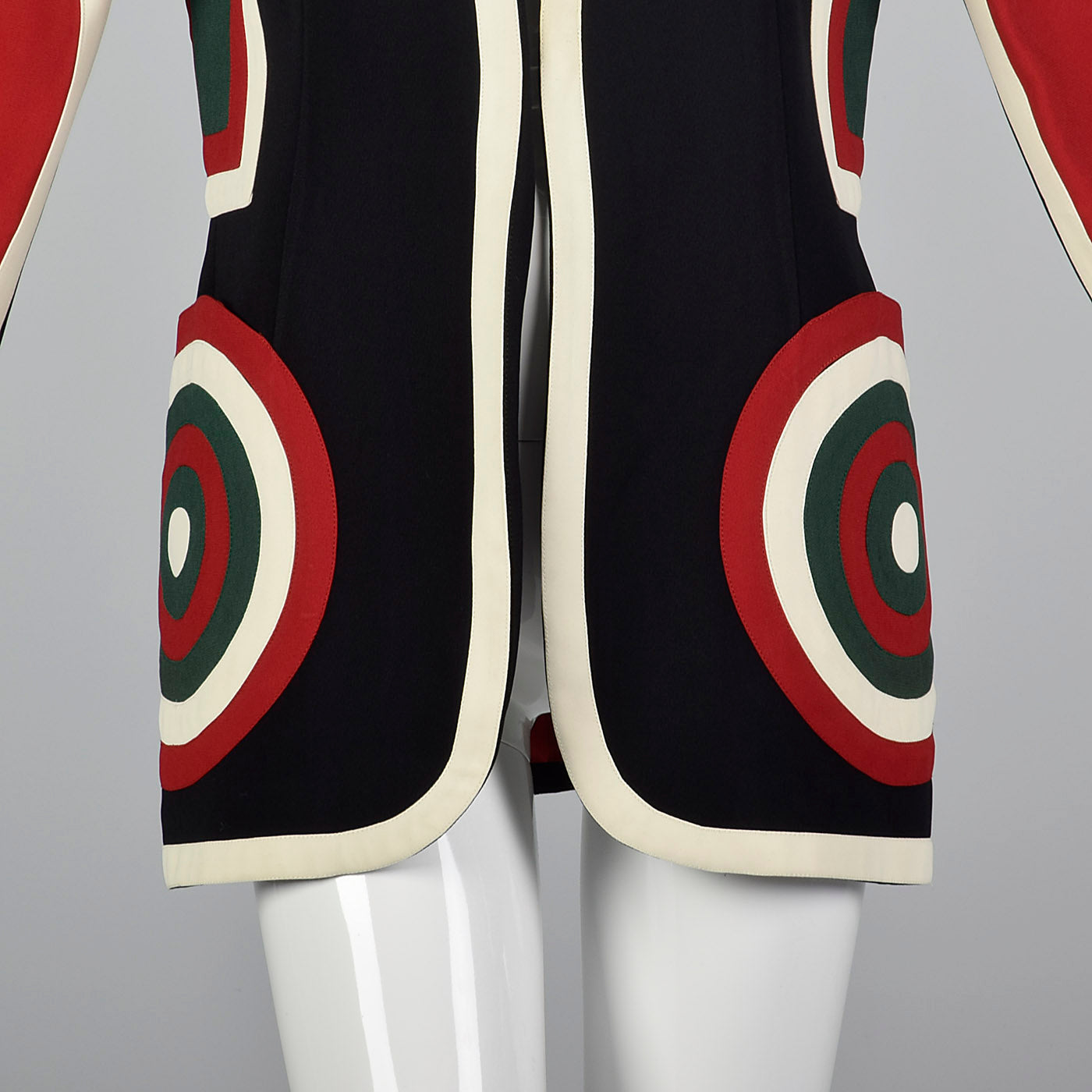 2000s Moschino Couture Mod Target Jacket