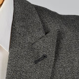 2000s Mens John Varvatos USA Herringbone Jacket