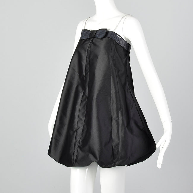 2010s Moschino Jeans Black Bubble Dress