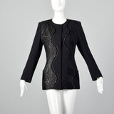 Small Koos Van Den Akker 1990s Black Jacket