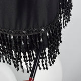 1980s Victor Costa Black Halter Dress