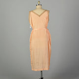3XL 1920s Nightgown Boudoir Lingerie Peach Volup Sleeveless