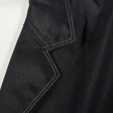 1970s Rodier Paris Black Shirt