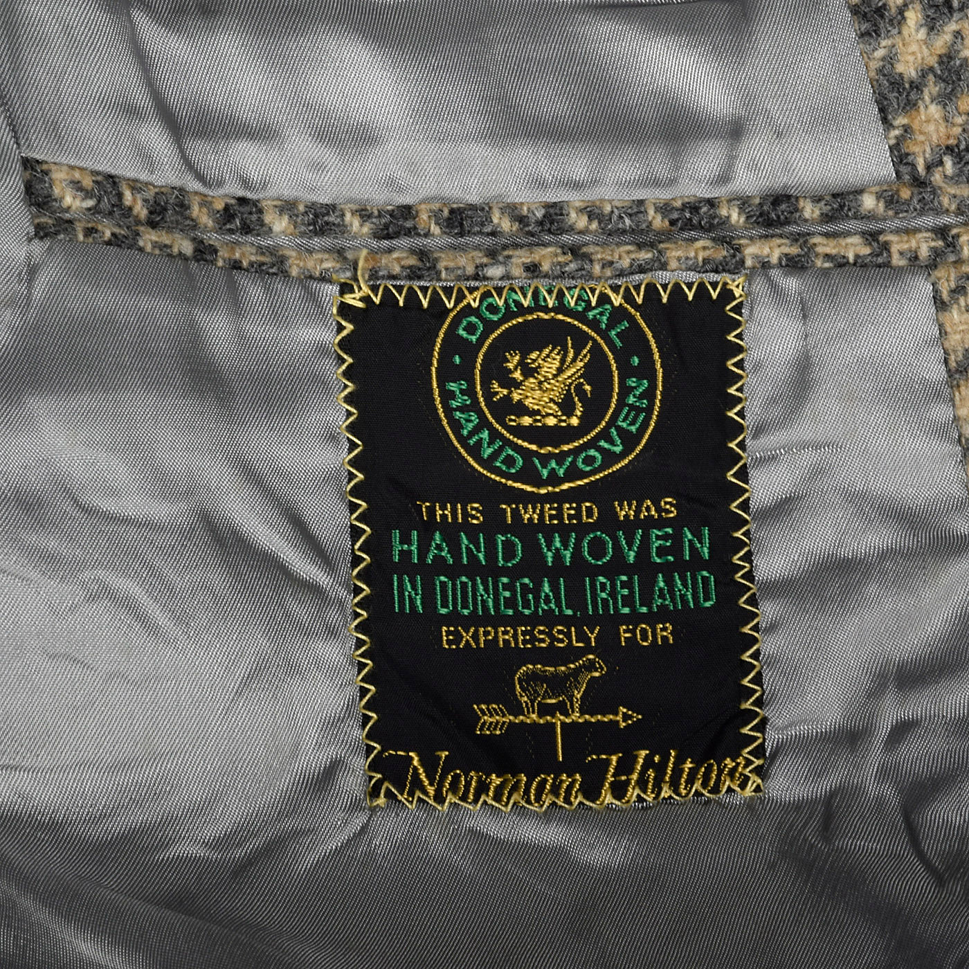 1970s Donegal Tweed Gray Jacket