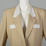 Large Hermés 1970s Tan Blazer