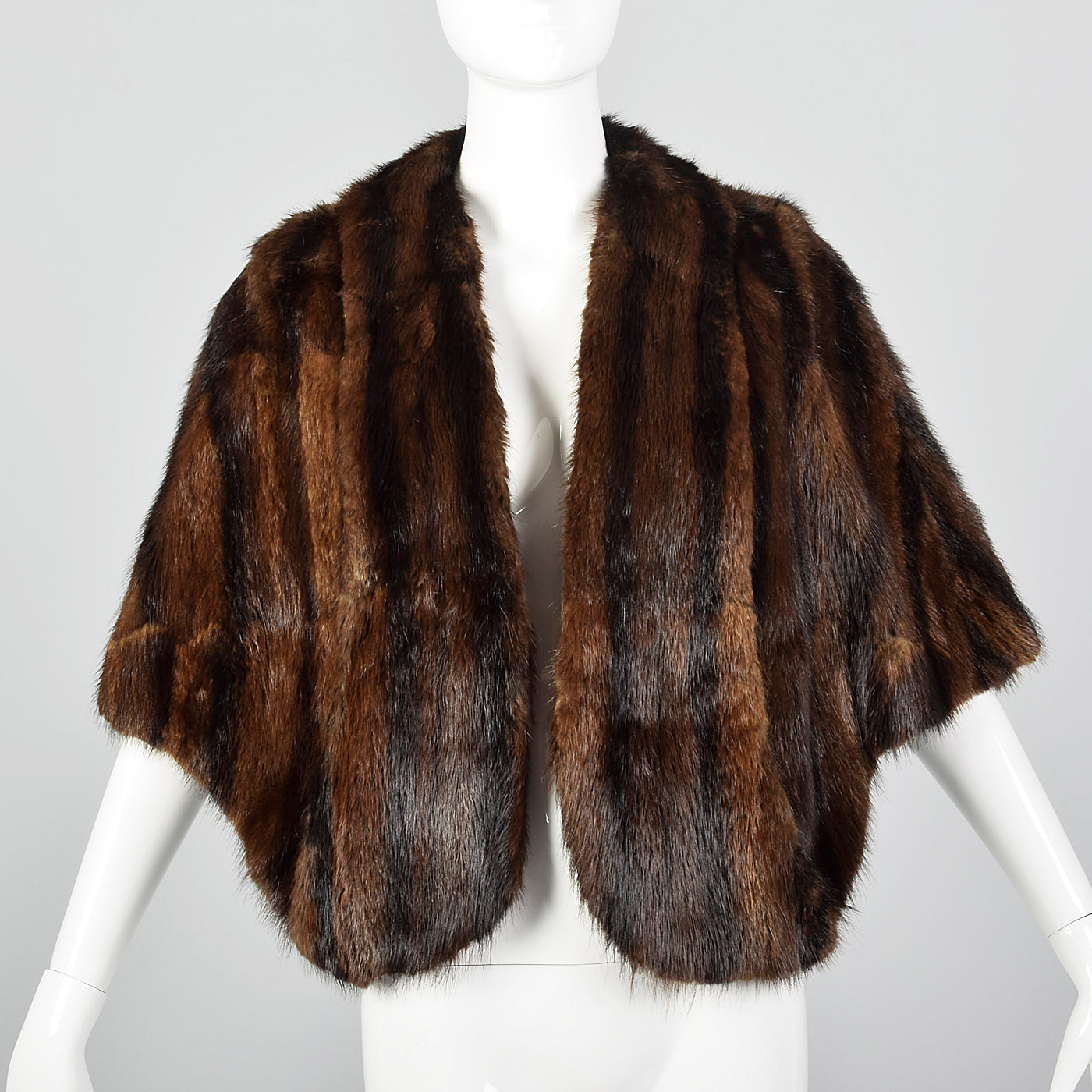 1940s Long Haired Beaver Fur Stole