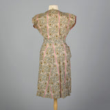 1950s Cotton Wrap Dress