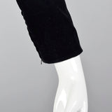 Small  1960s Black Velvet Dress
