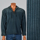 1960s Blue Corduroy Shirt