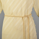 1980s Jean Louis Scherrer Boutique Silk Dress