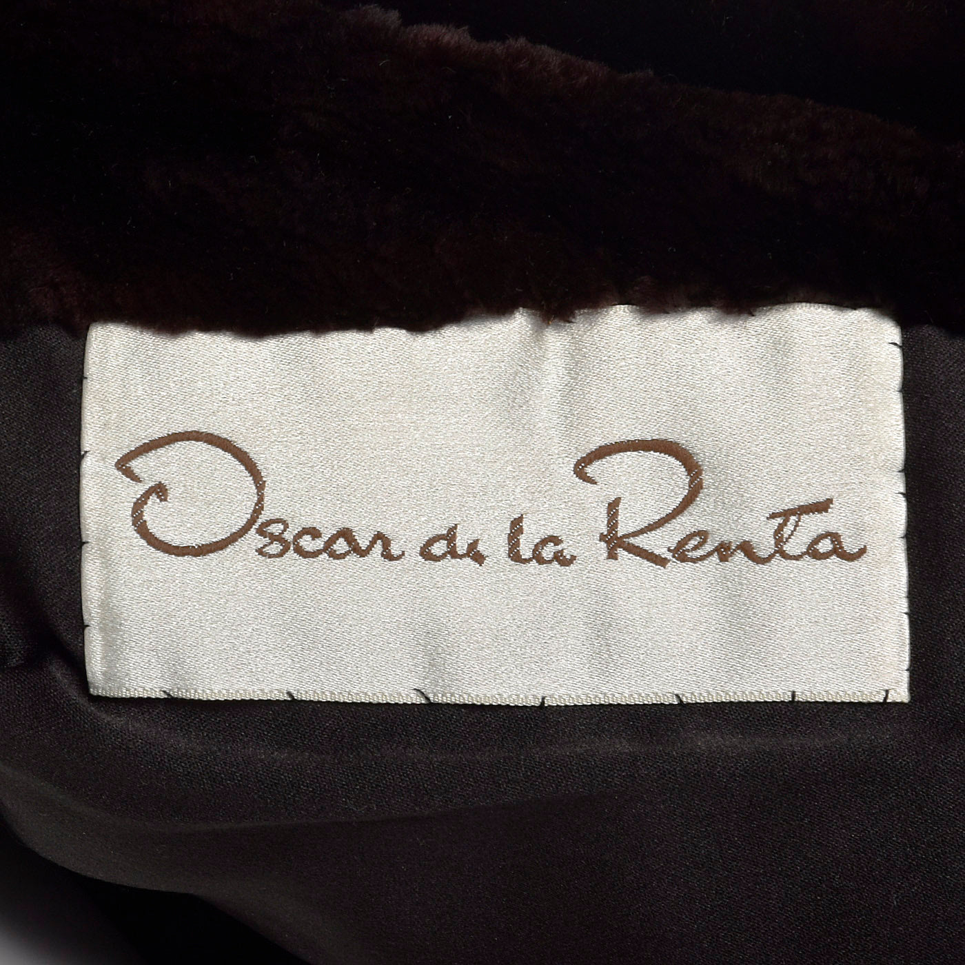 Oscar de la Renta Sheared Mink Beaded Jacket