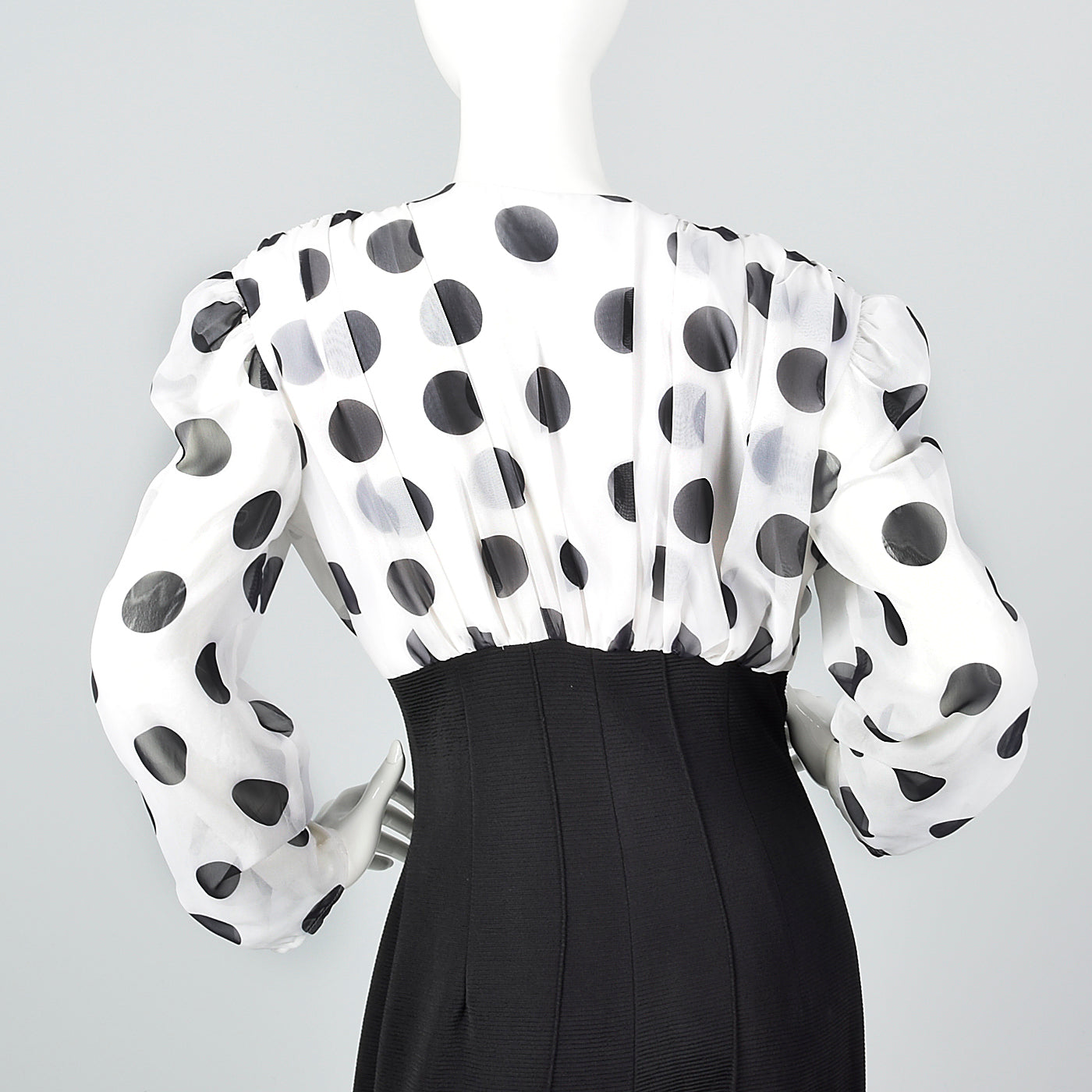 1980s Stirrup Pants Jumpsuit with Polka Dots