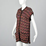 1980s Multicolor Zig Zag Sweater Vest