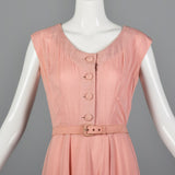 1950s Pink Day Dress with Matching Bolero