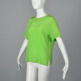 1990s Max Mara Green Silk Top
